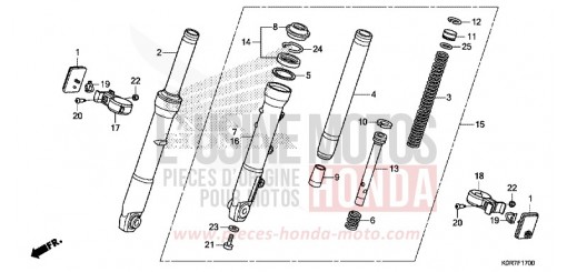 FRONT FORK SH125ADN de 2022